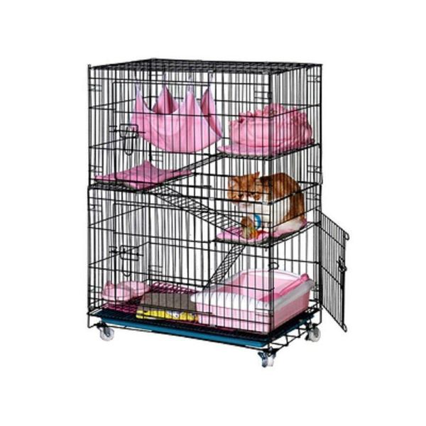cat carriers,crates & houses cage home indoor double-layer villa folding three-layer house with toilet small
cat carriers,crates & houses cage home indoor double-layer villa folding three-layer house with toilet small