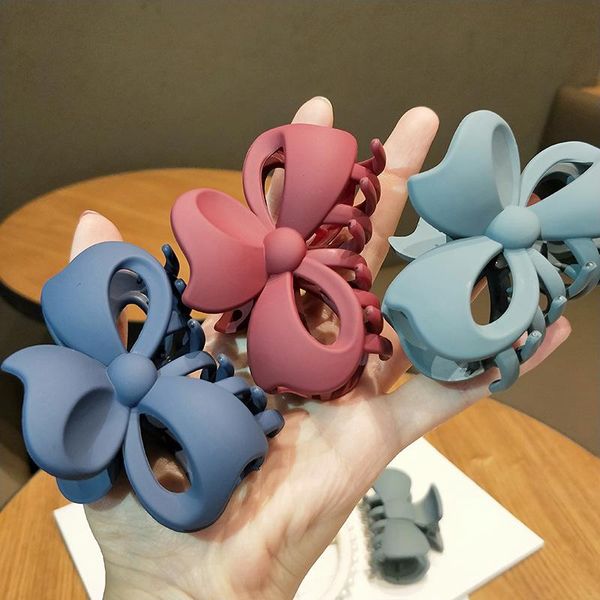 hair accessories fashion korean solid color claw clip women bows crab for girls elegant frosted acrylic pins
hair accessories fashion korean solid color claw clip women bows crab for girls elegant frosted acrylic pins