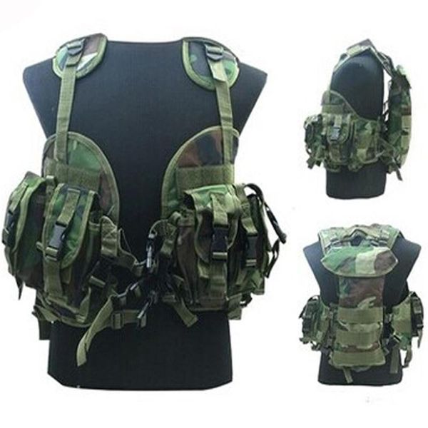 tactical army war game paintball hunting vest outdoor sport military training combat body armor molle protection jackets, Camo;black
tactical army war game paintball hunting vest outdoor sport military training combat body armor molle protection jackets, Camo;black