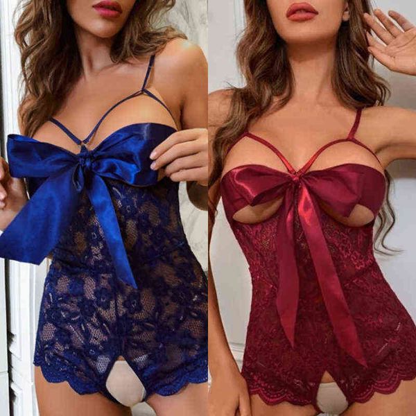 nxy set 2022 women lace up bodysuit plus size transparent lingerie temptation open crotch nightwear cute bow teddies 1223, Red;black
nxy set 2022 women lace up bodysuit plus size transparent lingerie temptation open crotch nightwear cute bow teddies 1223, Red;black