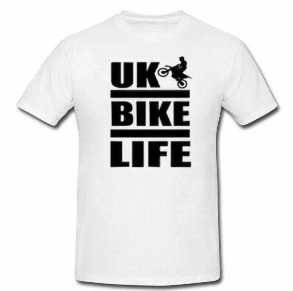 uk bike life t shirt scooter mx motocross bike birthday funny joke gift mens, White;black
uk bike life t shirt scooter mx motocross bike birthday funny joke gift mens, White;black