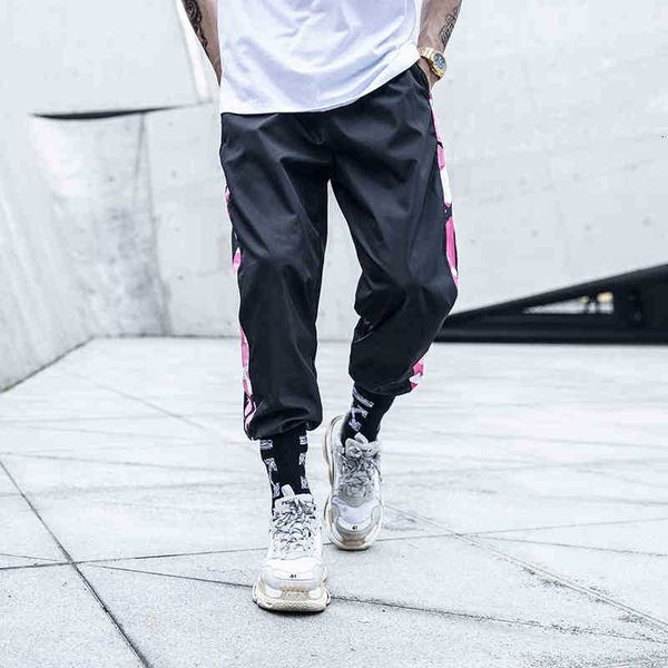 men's pants pant men camouflage patchwork straight ankle length hip hop drawstring joggers casual streetwear male sweat 4pqw, Black
men's pants pant men camouflage patchwork straight ankle length hip hop drawstring joggers casual streetwear male sweat 4pqw, Black