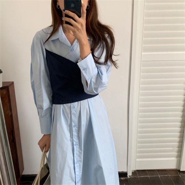 casual dresses autumn long dress sets women slim high waist sleeve turn down collar shirt office lady loose korean, Black;gray
casual dresses autumn long dress sets women slim high waist sleeve turn down collar shirt office lady loose korean, Black;gray