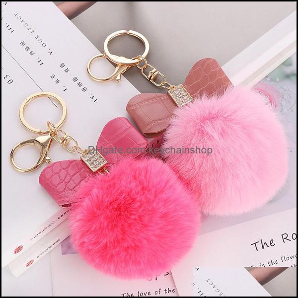 keychains fashion accessories wholesale fur puff key holder plush ball shape pom gold leather bow tie keychain for kids women drop delivery, Silver
keychains fashion accessories wholesale fur puff key holder plush ball shape pom gold leather bow tie keychain for kids women drop delivery, Silver