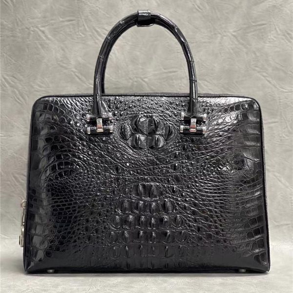 exotic real alligator skin businessmen zip coded briefcase bag authentic genuine crocodile leather male large working handbag briefcases
exotic real alligator skin businessmen zip coded briefcase bag authentic genuine crocodile leather male large working handbag briefcases