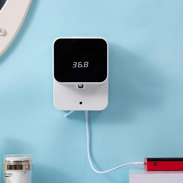 liquid soap dispenser body temperature intelligent sensor foam wall-mounted infrared non-contact hand sanitizer holder
liquid soap dispenser body temperature intelligent sensor foam wall-mounted infrared non-contact hand sanitizer holder