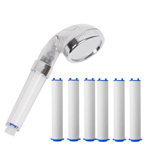 bathroom handheld shower water saving head set with 6 filters high pressure portable hand bath accessory
bathroom handheld shower water saving head set with 6 filters high pressure portable hand bath accessory