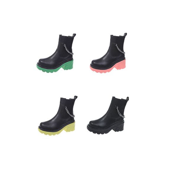 women's short boots autumn and winter 2021 trend high heels/ dlj72907, Black 
women's short boots autumn and winter 2021 trend high heels/ dlj72907, Black