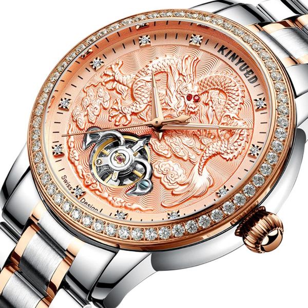 wristwatches mens automatic mechanical watch waterproof wristwatch luxury dragon dial, Slivery;brown
wristwatches mens automatic mechanical watch waterproof wristwatch luxury dragon dial, Slivery;brown