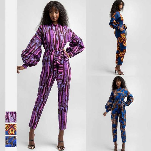 ethnic clothing autumn women african jumpsuits printing high waist lantern sleeve strap streetwear casual trousers party bodysuit, Red
ethnic clothing autumn women african jumpsuits printing high waist lantern sleeve strap streetwear casual trousers party bodysuit, Red