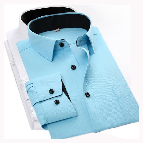 men's dress shirts men brand shirt smart casual office 40% cotton for spring summer contrast collar turndown twill pocket a08281314, White;black
men's dress shirts men brand shirt smart casual office 40% cotton for spring summer contrast collar turndown twill pocket a08281314, White;black