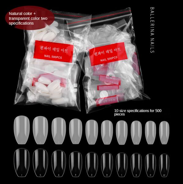 500pcs/bag ballerina short false fake full cover acrylic art tips nature press on s diy for nail extensions, Red;gold
500pcs/bag ballerina short false fake full cover acrylic art tips nature press on s diy for nail extensions, Red;gold