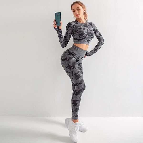 yoga outfit camouflage set gym clothing seamless suit tracksuit long sleeve crop high waist leggings sports fitness
yoga outfit camouflage set gym clothing seamless suit tracksuit long sleeve crop high waist leggings sports fitness