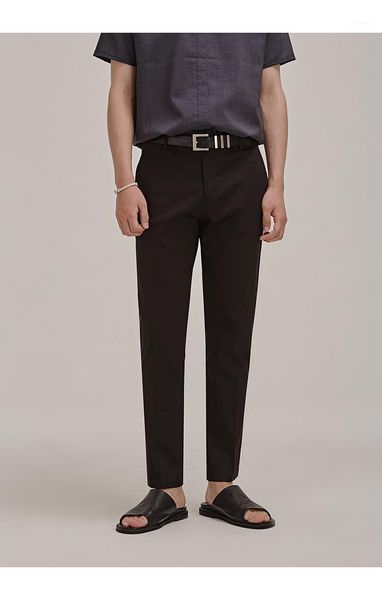 men's pants casual drape 2021 summer tapered capris thin business straight slim solid size, Black
men's pants casual drape 2021 summer tapered capris thin business straight slim solid size, Black