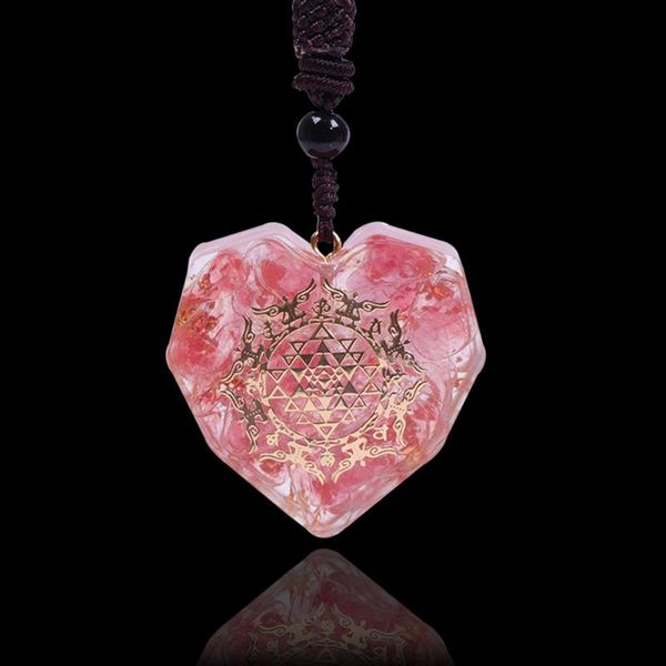 pendant necklaces heart-shaped orgonite crystal melting stone reiki healing yoga fashion mineral jewelry for women men, Silver
pendant necklaces heart-shaped orgonite crystal melting stone reiki healing yoga fashion mineral jewelry for women men, Silver