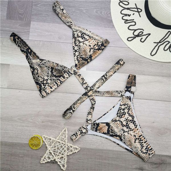 leopard women summer new print snakeskin pattern siamese bikini cutout multicolors european and american wind sli fit swimsuits, White;black
leopard women summer new print snakeskin pattern siamese bikini cutout multicolors european and american wind sli fit swimsuits, White;black
