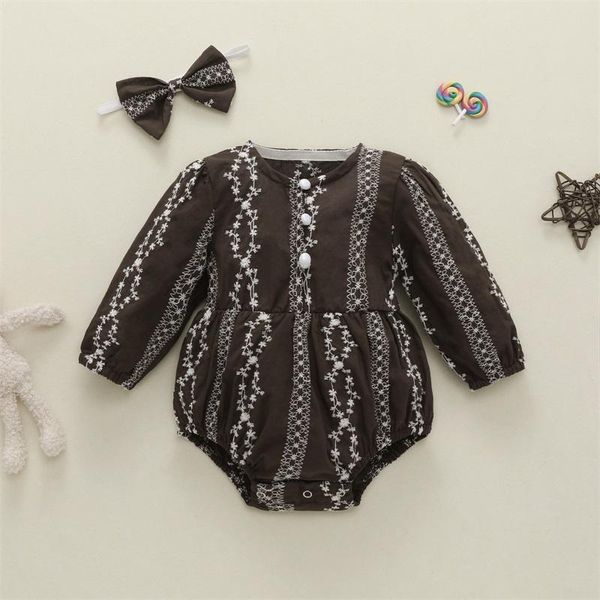 jumpsuits baby girls 2pcs fall outfits born infant long sleeve button front floral romper with bow headband clothes set, Blue
jumpsuits baby girls 2pcs fall outfits born infant long sleeve button front floral romper with bow headband clothes set, Blue
