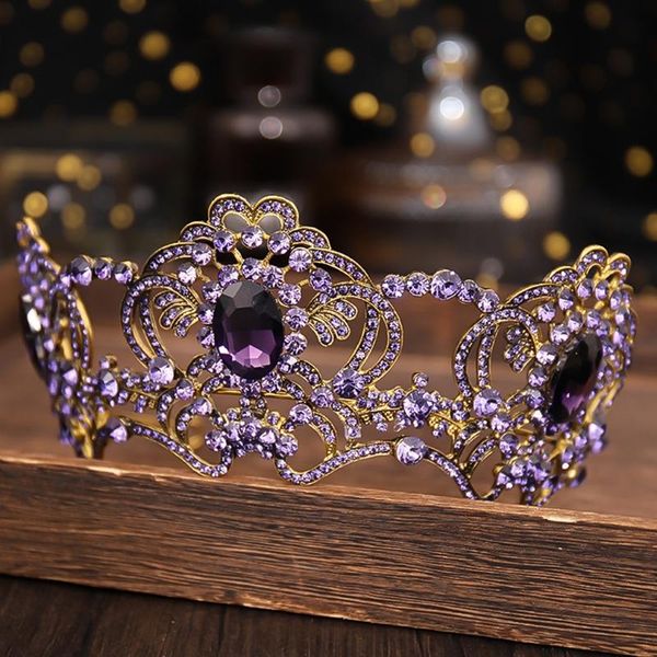 hair clips & barrettes baroque purple crystal beauty princess crown tiaras rhinestone diadem for bride hairbands wedding accessories, Golden;silver
hair clips & barrettes baroque purple crystal beauty princess crown tiaras rhinestone diadem for bride hairbands wedding accessories, Golden;silver