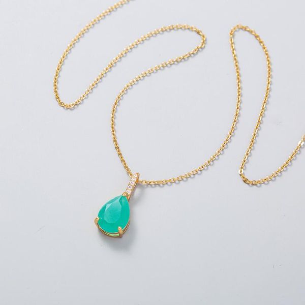 pendant necklaces fashion micro inlay zircon green malaysian jade waterdrop necklace jewelry for women party gift copper gold chain, Silver
pendant necklaces fashion micro inlay zircon green malaysian jade waterdrop necklace jewelry for women party gift copper gold chain, Silver