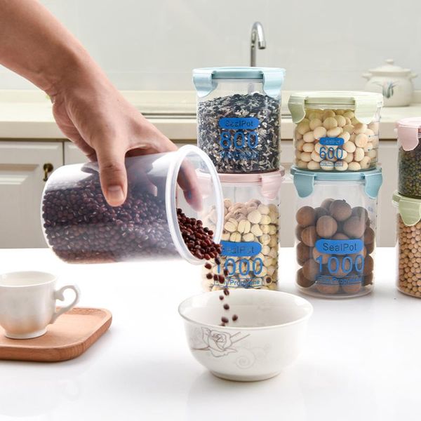 transparent storage box cereal dispenser kitchen preservation container tank with lid grain snack organizer bottles & jars
transparent storage box cereal dispenser kitchen preservation container tank with lid grain snack organizer bottles & jars