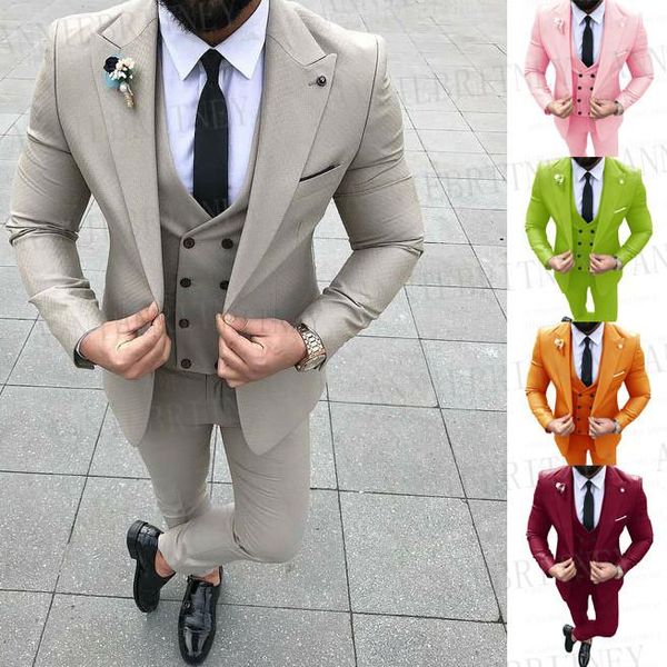 men's suits & blazers 2021 beige fashion men suit slim fit pink prom wedding for groom tuxedo jacket pants set sky blue casual man blaz, White;black
men's suits & blazers 2021 beige fashion men suit slim fit pink prom wedding for groom tuxedo jacket pants set sky blue casual man blaz, White;black