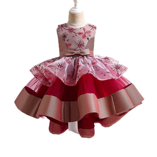 girls dresses kids clothes children clothing spring summer princess fashion lace mesh wedding tiered birthday formal dress ball gown b8231, Red;yellow
girls dresses kids clothes children clothing spring summer princess fashion lace mesh wedding tiered birthday formal dress ball gown b8231, Red;yellow
