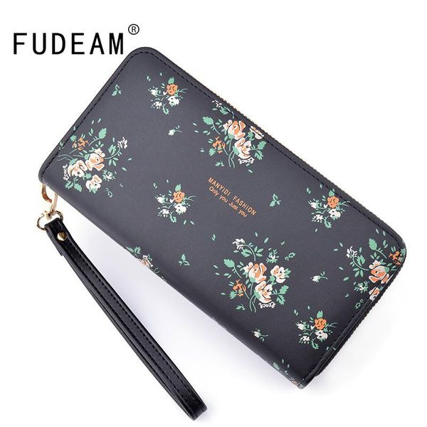 wallets fudeam fashion flowers print long women's leather wallet purses card holder portable zipper coin female money bag, Red;black
wallets fudeam fashion flowers print long women's leather wallet purses card holder portable zipper coin female money bag, Red;black