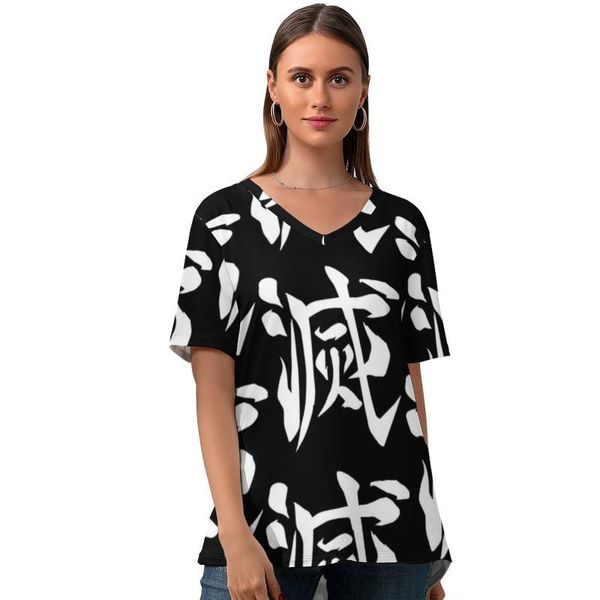 women's t-shirt kimetsu no yaiba tshirt simple short-sleeve womens t shirt street wear v neck graphic oversized, White
women's t-shirt kimetsu no yaiba tshirt simple short-sleeve womens t shirt street wear v neck graphic oversized, White
