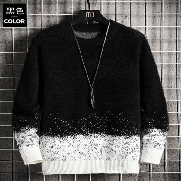 autumn and winter pullovers, couples men women contrast color round neck sweaters, outdoor hip-hop party daily men's sweaters, White;black
autumn and winter pullovers, couples men women contrast color round neck sweaters, outdoor hip-hop party daily men's sweaters, White;black