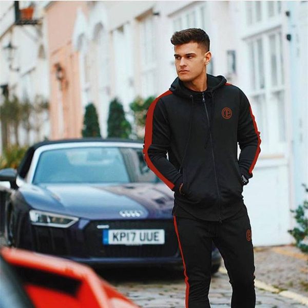 men's tracksuits autumn mens sportswear sets men hooded drawstring running sports track suit workout gym fitness sweatshirt casual zipp, Gray
men's tracksuits autumn mens sportswear sets men hooded drawstring running sports track suit workout gym fitness sweatshirt casual zipp, Gray