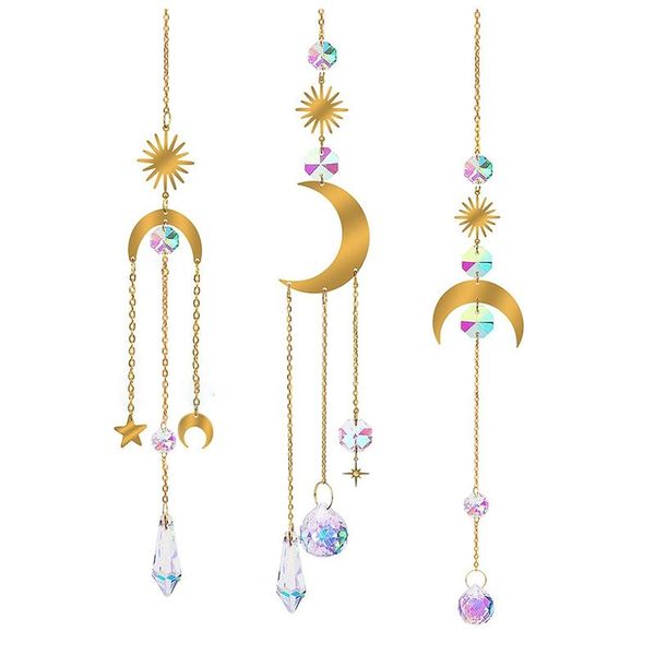 decorative objects & figurines 3pcs crystal suncatcher set, rainbow maker hanging crystals windowsill prism for room garden window car decor
decorative objects & figurines 3pcs crystal suncatcher set, rainbow maker hanging crystals windowsill prism for room garden window car decor