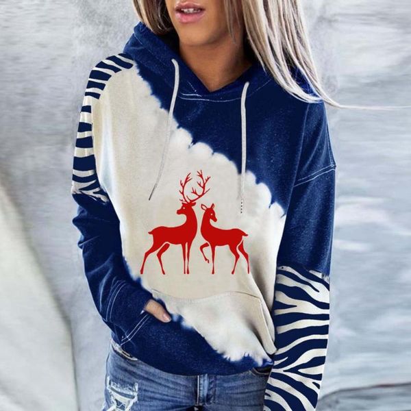 women's hoodies & sweatshirts casual sweatshirt trendy elk snowflake print patchwork women hoodie blouse pullover, Black
women's hoodies & sweatshirts casual sweatshirt trendy elk snowflake print patchwork women hoodie blouse pullover, Black
