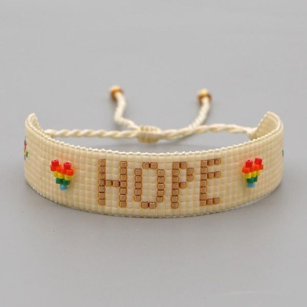 go2boho 2021 miyuki bracelet for girl bohemian letter hope jewelry handmade woven pulsera adjustable wrap bracelets women charm, Golden;silver
go2boho 2021 miyuki bracelet for girl bohemian letter hope jewelry handmade woven pulsera adjustable wrap bracelets women charm, Golden;silver