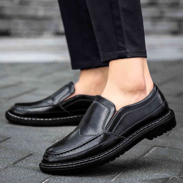 dress shoes men slip on genuine leather casual shoe vintage low heel loafers fashion business brown moccasins h2t0, Black
dress shoes men slip on genuine leather casual shoe vintage low heel loafers fashion business brown moccasins h2t0, Black