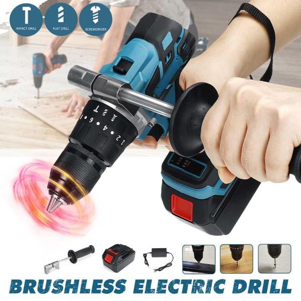 professiona electric drills brushless drill 20 torque 520n.m cordless screwdriver 13mm chuck 4.0ah li-ion battery power
professiona electric drills brushless drill 20 torque 520n.m cordless screwdriver 13mm chuck 4.0ah li-ion battery power