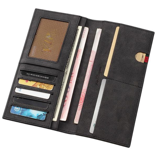 leather ultra-thin clutch wallets men women's coin s purse long bifold money clip, Red;black
leather ultra-thin clutch wallets men women's coin s purse long bifold money clip, Red;black