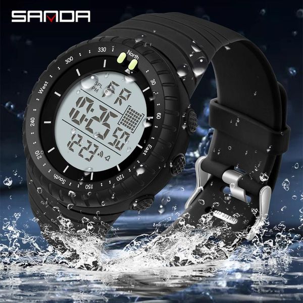 wristwatches sanda watches mens fashion outdoor sport military digital watch 50m waterproof electronic wristwatch relogio masculino 6071, Slivery;brown
wristwatches sanda watches mens fashion outdoor sport military digital watch 50m waterproof electronic wristwatch relogio masculino 6071, Slivery;brown