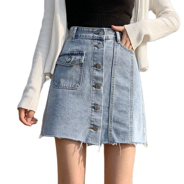 skirts denim skirt mini women casual single-breasted high waist elegant short womens 2021 summer korean fashion clothing faldas, Black
skirts denim skirt mini women casual single-breasted high waist elegant short womens 2021 summer korean fashion clothing faldas, Black
