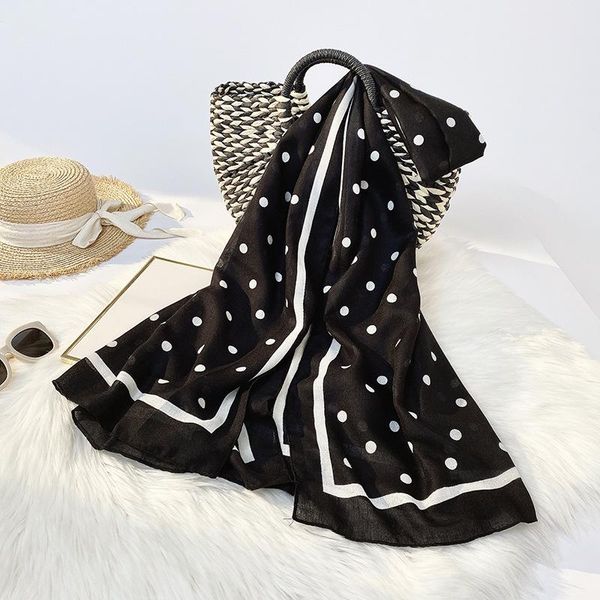 scarves 2021 spring summer cotton scarf women dot print long shawls fashion female hijab linen warps white pareo travel sunscreen beach, Blue;gray
scarves 2021 spring summer cotton scarf women dot print long shawls fashion female hijab linen warps white pareo travel sunscreen beach, Blue;gray