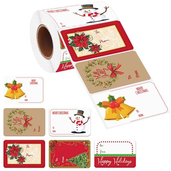 gift wrap 250 pieces/roll merry christmas stickers roll rectangle adhesive xmas tags labels thank you card sealing m6ce
gift wrap 250 pieces/roll merry christmas stickers roll rectangle adhesive xmas tags labels thank you card sealing m6ce
