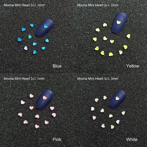 30/100pcs mocha nail art rhinestone mini heart shape flat back candy color crystal fingernail diy decoration 2021 decorations, Silver;gold
30/100pcs mocha nail art rhinestone mini heart shape flat back candy color crystal fingernail diy decoration 2021 decorations, Silver;gold