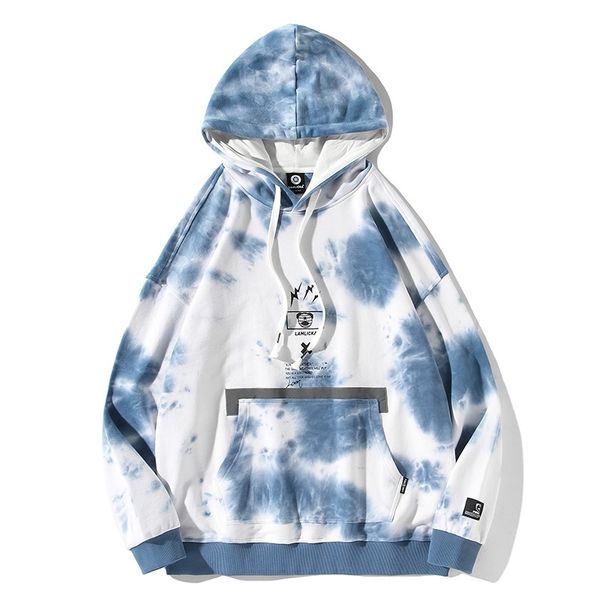spring new tie dye gradual change letter printing men's loose size pullover hooded sweater fashion brand couple casual wear, Black
spring new tie dye gradual change letter printing men's loose size pullover hooded sweater fashion brand couple casual wear, Black