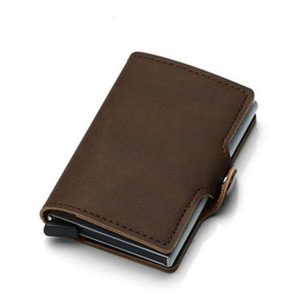 card holders yambuto 2021 pu leather holder case women and men rfid wallets hasp vintage business id single box, Brown;gray
card holders yambuto 2021 pu leather holder case women and men rfid wallets hasp vintage business id single box, Brown;gray