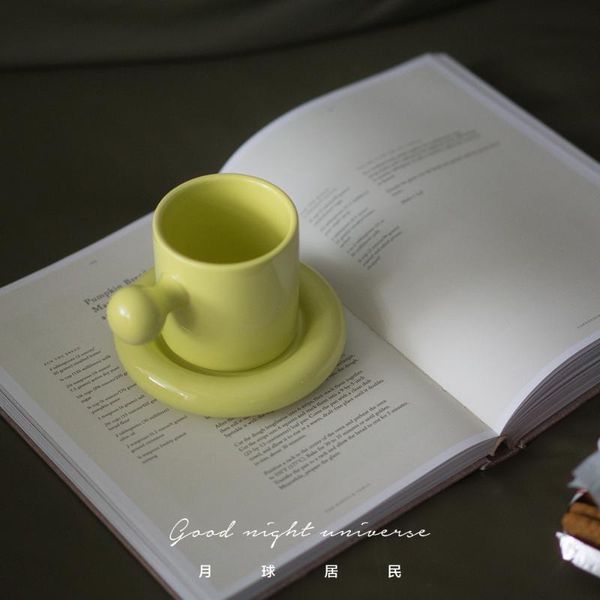 cute ceramic cup and saucer coffee set japanese minimalist color kawaii espresso kubek ceramiczny household products bl50bd cups & saucers
cute ceramic cup and saucer coffee set japanese minimalist color kawaii espresso kubek ceramiczny household products bl50bd cups & saucers
