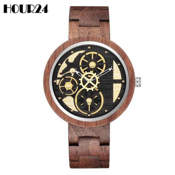 wristwatches 2021 wood wrist watch men relogio masculino gear engrave design fashion casual wooden bracelet clock boyfriend gift set, Slivery;brown
wristwatches 2021 wood wrist watch men relogio masculino gear engrave design fashion casual wooden bracelet clock boyfriend gift set, Slivery;brown