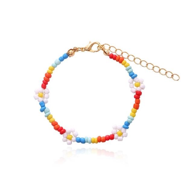 link, chain 2021 lovely daisy flowers colorful beaded charm statement bracelets bangle for women vacation jewelry gift, Black
link, chain 2021 lovely daisy flowers colorful beaded charm statement bracelets bangle for women vacation jewelry gift, Black
