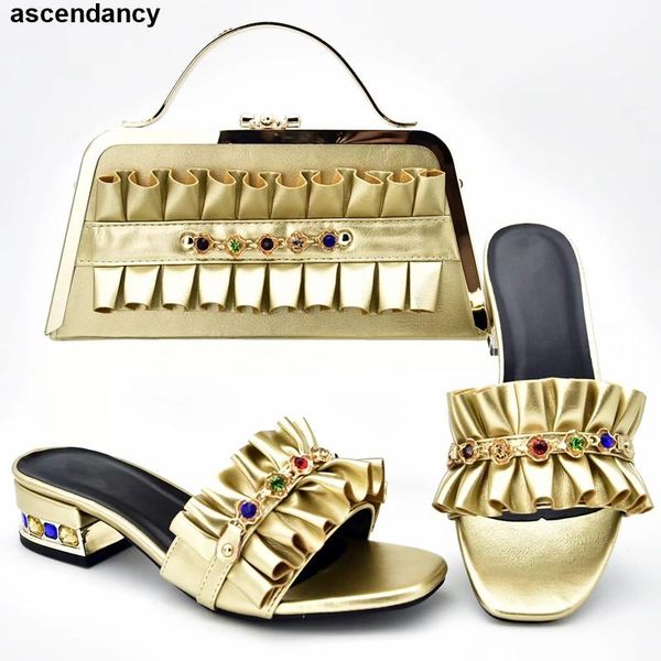 dress shoes latest design nigerian party shoe and bag sets african women italian set decorated with rhinestone slip on pumps, Black
dress shoes latest design nigerian party shoe and bag sets african women italian set decorated with rhinestone slip on pumps, Black