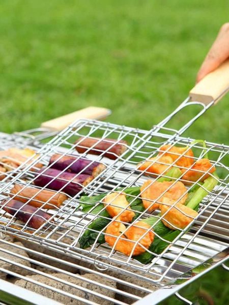 tools & accessories non-stick triple fish grilling basket wood handle outdoor bbq rack barbecue tool grill net
tools & accessories non-stick triple fish grilling basket wood handle outdoor bbq rack barbecue tool grill net