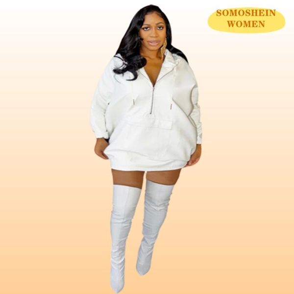 plus size dresses somoshein for women casual hooded sweater dress zipper fashion vestidos winter clothes wholesale drop, Black
plus size dresses somoshein for women casual hooded sweater dress zipper fashion vestidos winter clothes wholesale drop, Black