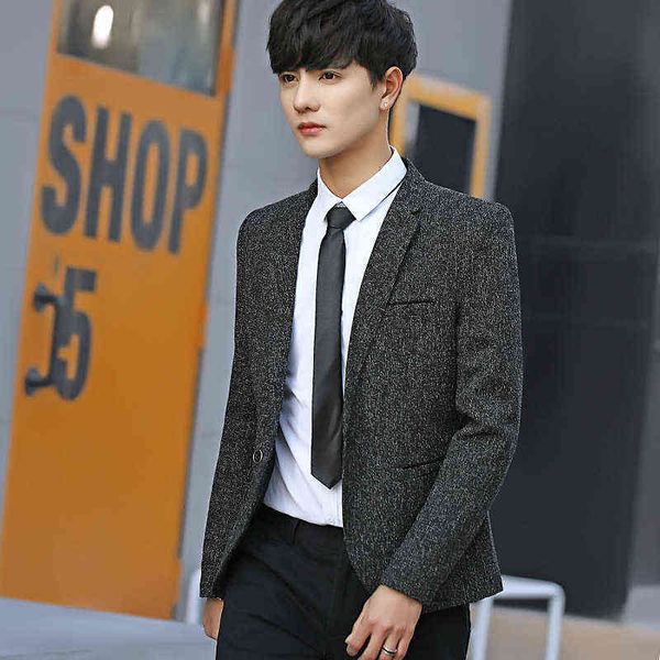 luxury suits blaze fashion korean slim men's casual simple small suit coat, Black
luxury suits blaze fashion korean slim men's casual simple small suit coat, Black